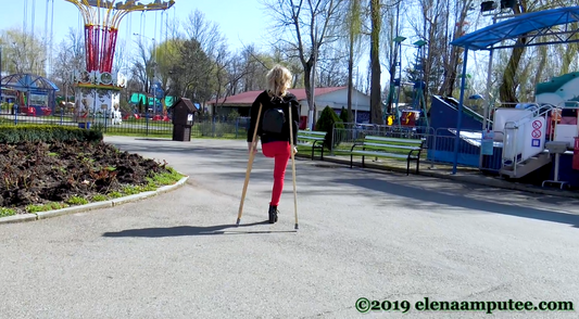 Elena - Wooden Crutches